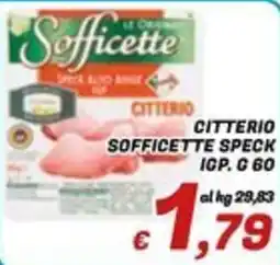 Idromarket Sofficette Speck offerta