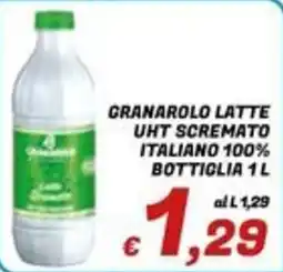 Idromarket Granarolo latte UHT scremato italiano 100% offerta