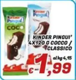 Idromarket Kinder Pinguì offerta