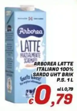 Idromarket Arborea latte parzialmente scremato offerta