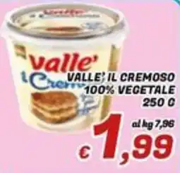 Idromarket Valle' il cremoso offerta