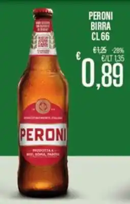 Supermercati EffePiù Peroni birra offerta