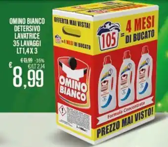 Omino bianco detersivo lavatrice