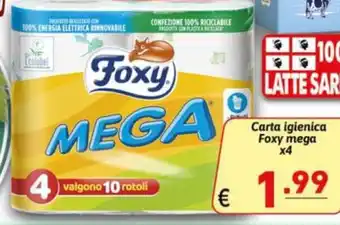 Carta igienica Foxy mega