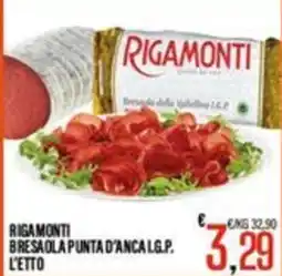 Supermercati EffePiù Rigamonti bresaola punta d'anca I.G.P. offerta