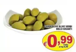 Sacoph Carofolive olive verdi dolci giganti offerta