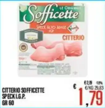 Supermercati EffePiù Citterio Sofficette Speck L.G.P. offerta