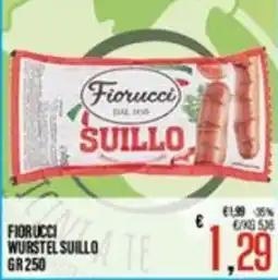Supermercati EffePiù Fiorucci wurstel suillo offerta