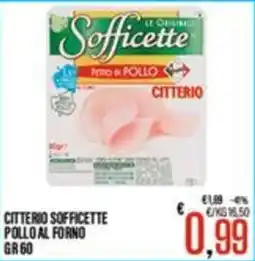 Supermercati EffePiù Citterio sofficette pollo al forno offerta