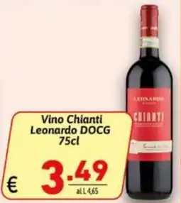 Ipercarni Vino Chianti Leonardo DOCG offerta