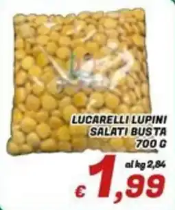 Idromarket Lucarelli lupini salati busta offerta