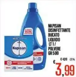 Supermercati EffePiù Napisan disinfettante bucato liquido offerta