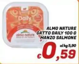 Idromarket Almo Nature Gatto Daily Manzo Salmone offerta