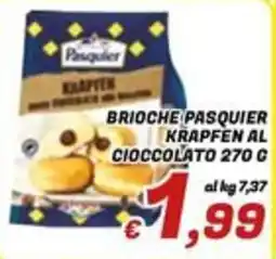 Idromarket Brioche Pasquier Krapfen al cioccolato offerta