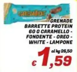Idromarket Barrette protein Grenade offerta