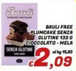 Idromarket Bauli Free Plumcake senza glutine 132 o cioccolato - mela offerta
