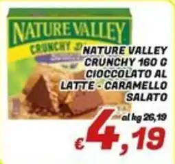 Idromarket Nature Valley crunchy cioccolato al latte - caramello salato offerta