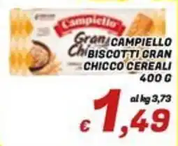 Idromarket Campiello biscotti gran chicco cereali offerta
