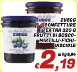 Idromarket Zuego confettura extra frutti di bosco offerta