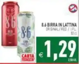 Iperfamily 8.6 birra in lattina offerta