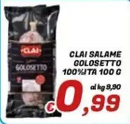 Idromarket Clai salame cologetto offerta