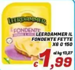Idromarket Leerdammer il fondente fette offerta