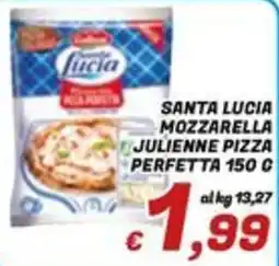 Idromarket Santa Lucia Mozzarella Julienne Pizza Perfetta offerta