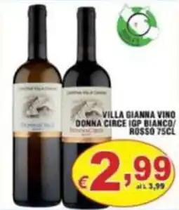 Sacoph Villa Gianna Vino Donna Circe IGP offerta