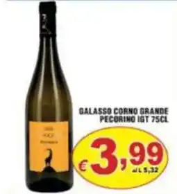 Sacoph Galasso Corno Grande Pecorino IGT offerta