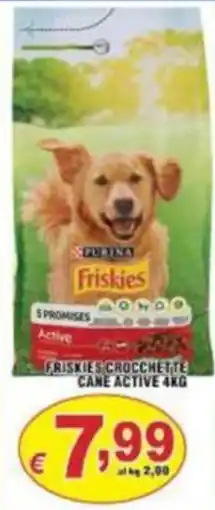 Sacoph Friskies Crockette Cane Active offerta