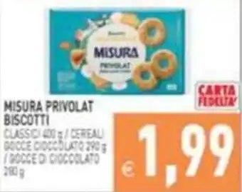 Misura privolat biscotti