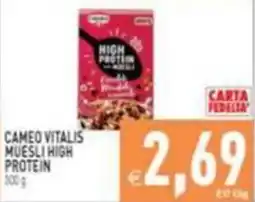 Iperfamily Cameo Vitalis Muesli High Protein offerta