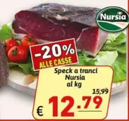 Ipercarni Speck a tranci Nursia offerta
