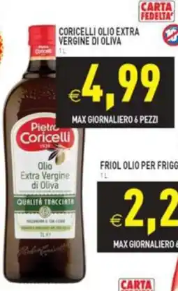 Iperfamily Coricelli olio extra vergine di oliva offerta