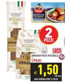 Iperfamily Armando pasta integrale offerta