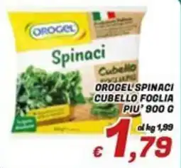 Idromarket Orogel spinaci cubello foglia offerta