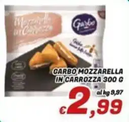 Idromarket Carbo mozzarella in carrozza offerta