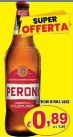 Sacoph Peroni birra offerta