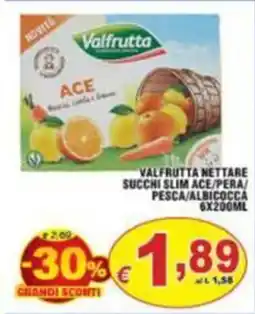 Sacoph Valfrutta nettare succhi slim offerta