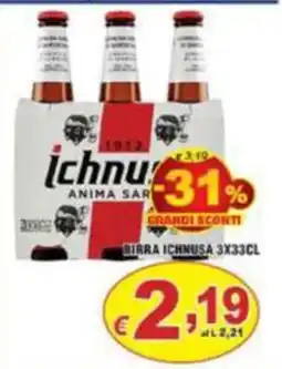 Sacoph Birra Ichnusa offerta