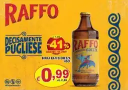 Sacoph Birra Raffo Grezza offerta