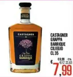 Supermercati EffePiù Castagner grappa barrique ciliegio offerta