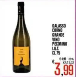 Supermercati EffePiù Galasso vino pecorino offerta