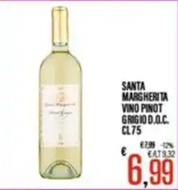 Supermercati EffePiù Santa Margherita Vino Pinot Grigio D.O.C. offerta