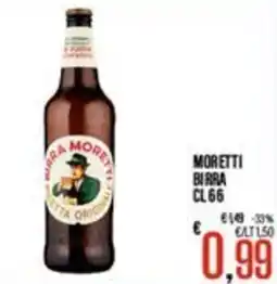 Supermercati EffePiù Moretti birra offerta