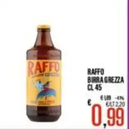 Supermercati EffePiù Raffo birra grezza offerta