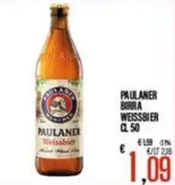 Supermercati EffePiù Paulaner Weissbier offerta