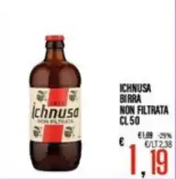 Supermercati EffePiù Ichnusa birra non filtrata offerta