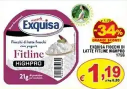 Sacoph Exquisa Fiocchi di latte Fitline Highpro offerta
