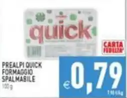 Iperfamily Prealpi Quick Formaggio Spalmabile offerta